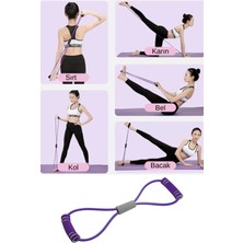 Tonkut Pilates Egzersiz Direnç Lastiği Jimnastik Spor Lastiği Yoga Fitness Antrenman Bandı