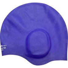 Bosstancı Kulaklıklı Silikon Yüzücü Bonesi Havuz Deniz Yüzücü Bone