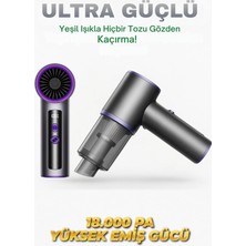 Omaze 18.000PA Ultra Güçlü Araç Süpürgesi Yeşil Işık Teknolojili ve İthalatçı