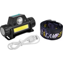 Zenvia 8 Saat Dayanıklı Şarjlı Sensörlü Mıknatıslı Kafa Lambası WT-055