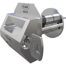 Zenvia Kilitli Kapı Güvenlik Çelik Rozeti - Sağ