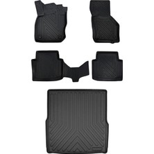 Volkswagen Passat B9 Variant 2023 Sonrası 4d Premium Paspas ve Üst Bagaj Havuzu Seti Bizymo