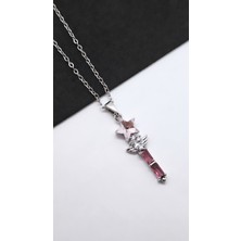 Serenity Asalı Hilal Yıldız Figür Çelik Kolye