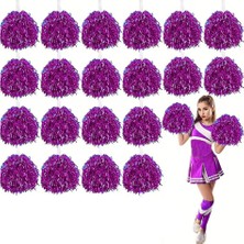 Zenvia 10 Çift ( 20 Adet ) Fuşya Renk 23 Nisan 19 Mayıs 29 Ekim Okul Gösteri Ponponları