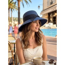 Şapkacımadam Kadın Fiyonklu Hasır Şapka