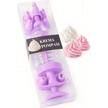 Formzen Krema Pompası Seti 8 Parça – Pasta Süsleme Şırıngası | Pasta, Cupcake ve Tatlı Dekorasyon Aparatı