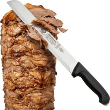 Akyüz Home Sürmene Döner Kesme Bıçağı Kaşar ve Kavurma Bıçak Paslanmaz Çelik 45 cm Sürbisa 61635