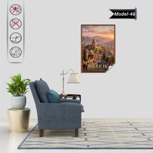 Akıllı Kağıt Türkiye Iller Tablo - Poster Bilecik (Model-46)