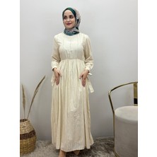 JOOQSTORE Minimal Ponpon Detaylı Elbise