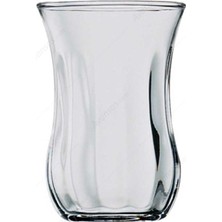 Paşabahçe 12 Parçalı Optikli Çay Bardağı 115Cc Şeffaf Cam Desensiz Kulpsuz Tasarım