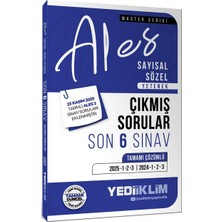Yediiklim Yayınları Yediiklim 2026 Ales  Sayısal Sözel Yetenek Tamamı Çözümlü Son 6 Sınav Çıkmış Sorular