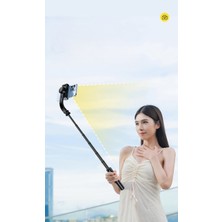 Matechno 360 Dönebilen Telefonlarla Uyumlu Katlanabilir Bluetooth Gimball Taşınabilir Telefon Tutucu Tripod