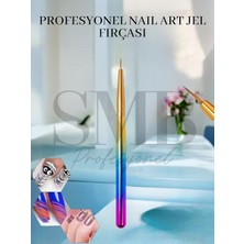 SMB Profesyonel Protez Tırnak Jel ve Naıl Art Kalıcı Oje Fırçası