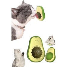 Tonkut Avokado Kedi Yalama Topu Catnipli Yenilebilir Kedi Nanesi Oyun Yenilebilir Kedi Çimi Oyuncağı