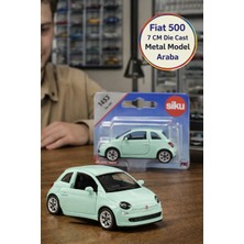 Toyfest Siku Fiat 500 Mint Metal Oyuncak Araba Açılır Kapı Die Cast Koleksiyon Modeli - 7 cm