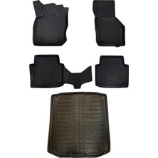 Skoda Octavia 2005-2012 Uyumlu 4d Premium Paspas ve Bagaj Havuzu Seti Bizymo