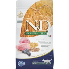 N&D Nd Kuzu & Yaban Mersini Adult Az Tahıllı Kedi Maması - 1.5 Kg