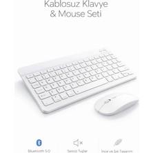 Omaze Kablosuz Klavye Mouse Set Sessiz Tuş ve Ultra Ince Tasarım
