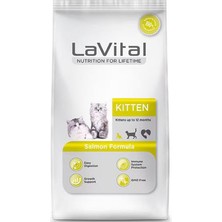 LaVital Kitten Somonlu Yavru Kedi Maması 12 Kg