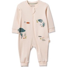 BabyCosy Organic Wear Bebek Tulum %100 Organik Pamuk , Bebek - Yenidoğan- CSY8212