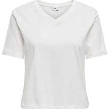 Jdy Jdyrex % 100 Pamuk Regular Fit V Yaka T Shirt Bayan T Shirt 15352294