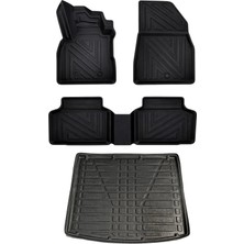 Renault Duster 2024 Sonrası 4d Premium Paspas ve Hybrid Üst Kademe Bagaj Havuzu Bizymo