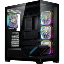 Rampage Sylon 750W 80 Plus Bronze Siyah 5*12CM Argb Fan Atx Mıd-T Gaming Oyuncu Kasası