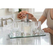 Roy King Kristal White 4 Parça Banyo Seti