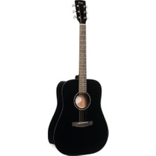Cort EARTH60 Bk Akustik Gitar