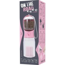 M-Pets On The Road 3in1 Köpek Seyahat Suluğu 600ML Pink