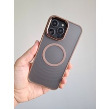 Epro iPhone 16 Pro Max Magsafe Şarj Özellikli Dalgalı Yüzeyli Hoparlör Toz Korumalı Mat Kaliteli Kılıf