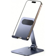 Ugreen 45857 LP891 Çift Eksenli Çok Açılı Katlanabilir Metal Gövde Masaüstü Telefon ve Tablet Standı