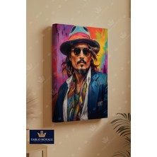 Tablo Royale Johnny Depp Kanvas Tablo - Salon Tablo - Ofis Tablo