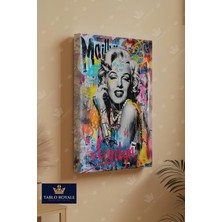 Tablo Royale Renkli Marilyn Kanvas Tablo - Salon Tablo - Ofis Tablo