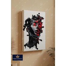 Tablo Royale Metalik Surat Kanvas Tablo - Salon Tablo - Ofis Tablo