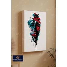 Tablo Royale  Grafity Yüz Kanvas Tablo - Salon Tablo - Ofis Tablo