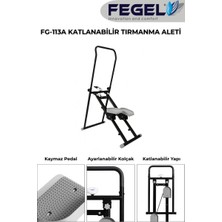 FG-113A Katlanabilir Tırmanma Aleti – Ev Tipi Kardiyo ve Spor Egzersiz Cihazı