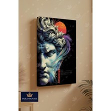 Tablo Royale Heykel Surat Kanvas Tablo - Salon Tablo - Ofis Tablo