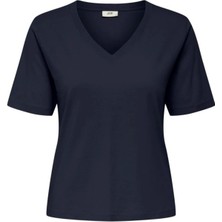 Jdy Jdyrex % 100 Pamuk Regular Fit V Yaka T Shirt Bayan T Shirt 15352294
