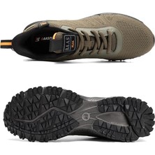 AGM Baasploa Erkek Koşu Ayakkabısı, Kaymaz, Nefes Alabilir Atletik Spor Ayakkabı, Erkek Yürüyüş Ayakkabısı