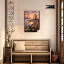 Akıllı Kağıt Türkiye Iller Tablo - Poster Çanakkale (Model-51)