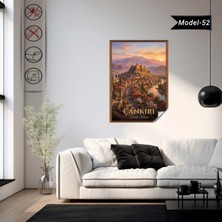 Akıllı Kağıt Türkiye Iller Tablo - Poster Çankırı (Model-52)