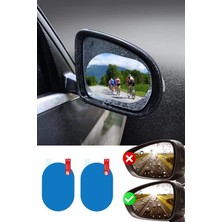 Tonkut Oto Araba Yan Ayna Yağmur Kaydırıcı Su Tutmaz Buğu Önleyici Film 2 Adet