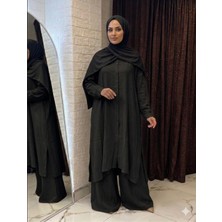 Ashilda Viskon Karışımlı Standart Beden Rahat Kalıp Tesettür Ikili Takım