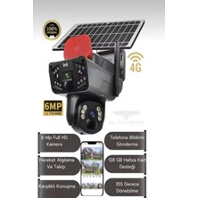 OEM V380 Güneş Enerjili Wi-Fi Akıllı-Gece Görüşlü, Hareket Algılamalı Güvenlik Kamerası