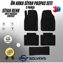 Solveks Opel Astra J 2013 Model Uyumlu Siyah Premium Oto Paspas Seti