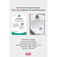 Jaju Baby Gri Zemin Beyaz Yıldız (4 Kenar) Beşik Kenar Koruma Özel Ölçü 60x120