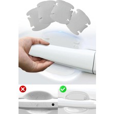 Tonkut Araba Kapı Kolu Çizik Önleyici Koruyucu Film Şeffaf Boya Koruyucu Tırnak Çizik Önleyici Sticker Bant