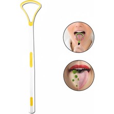 Baykush Dil Temizleme Dil Sıyırıcı Dil Temizleyici Hijyenik Silikon Uçlu Dil Temizleme Çubuğu 1 Adet Tek Ebat