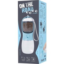 M-Pets On The Road 2in1 Köpek Seyahat Suluğu 300ML Blue